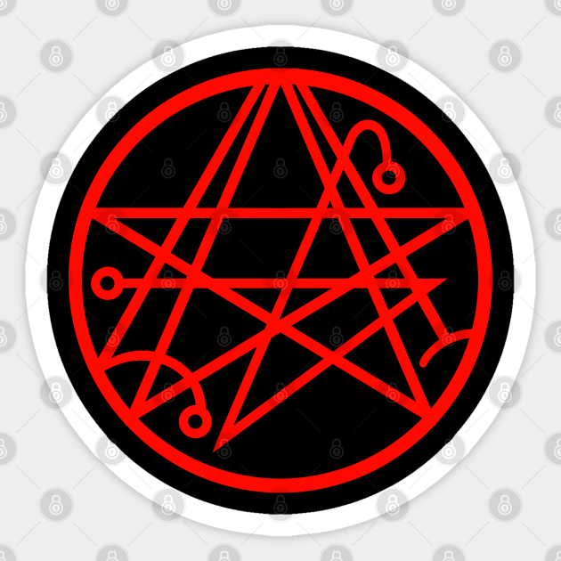 Necronomicon gate Sticker by OccultOmaStore